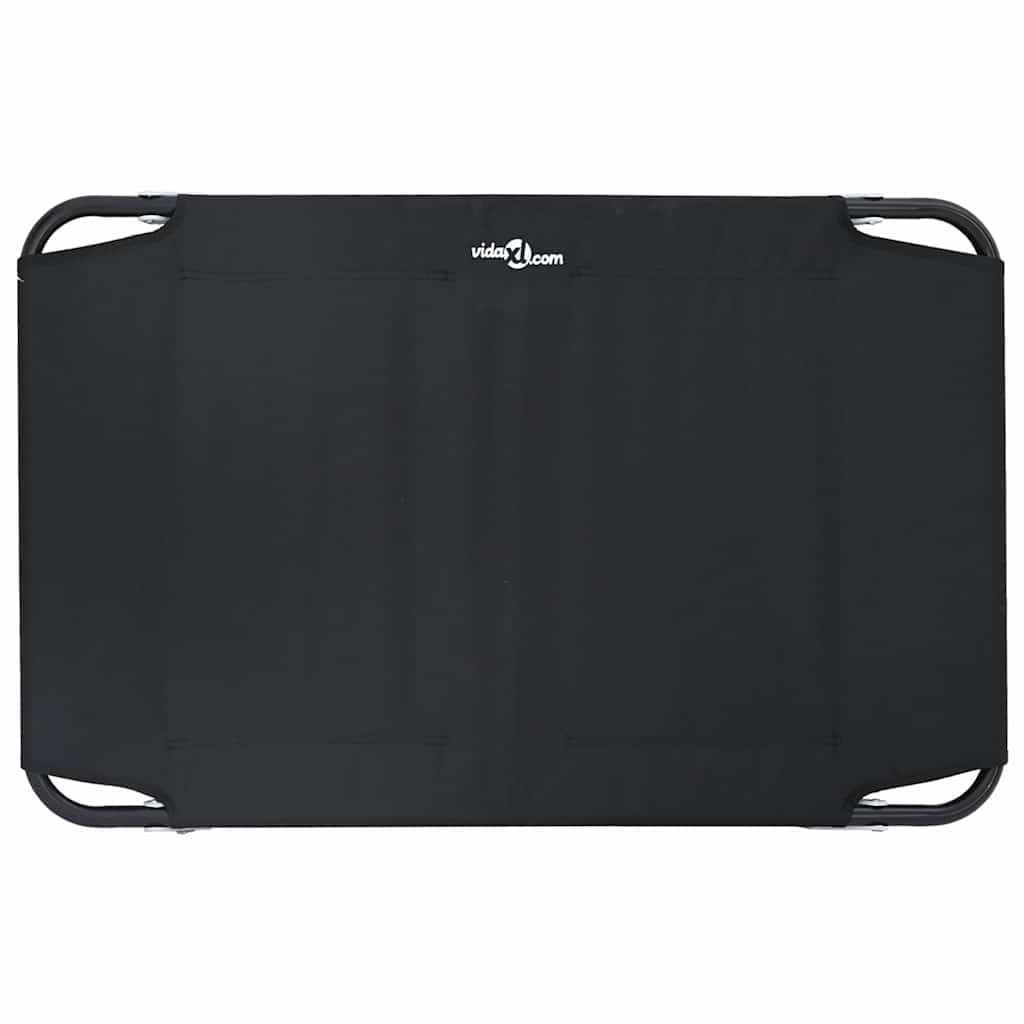  Letto per Cani Nero ML Tessuto Oxford e Acciaio