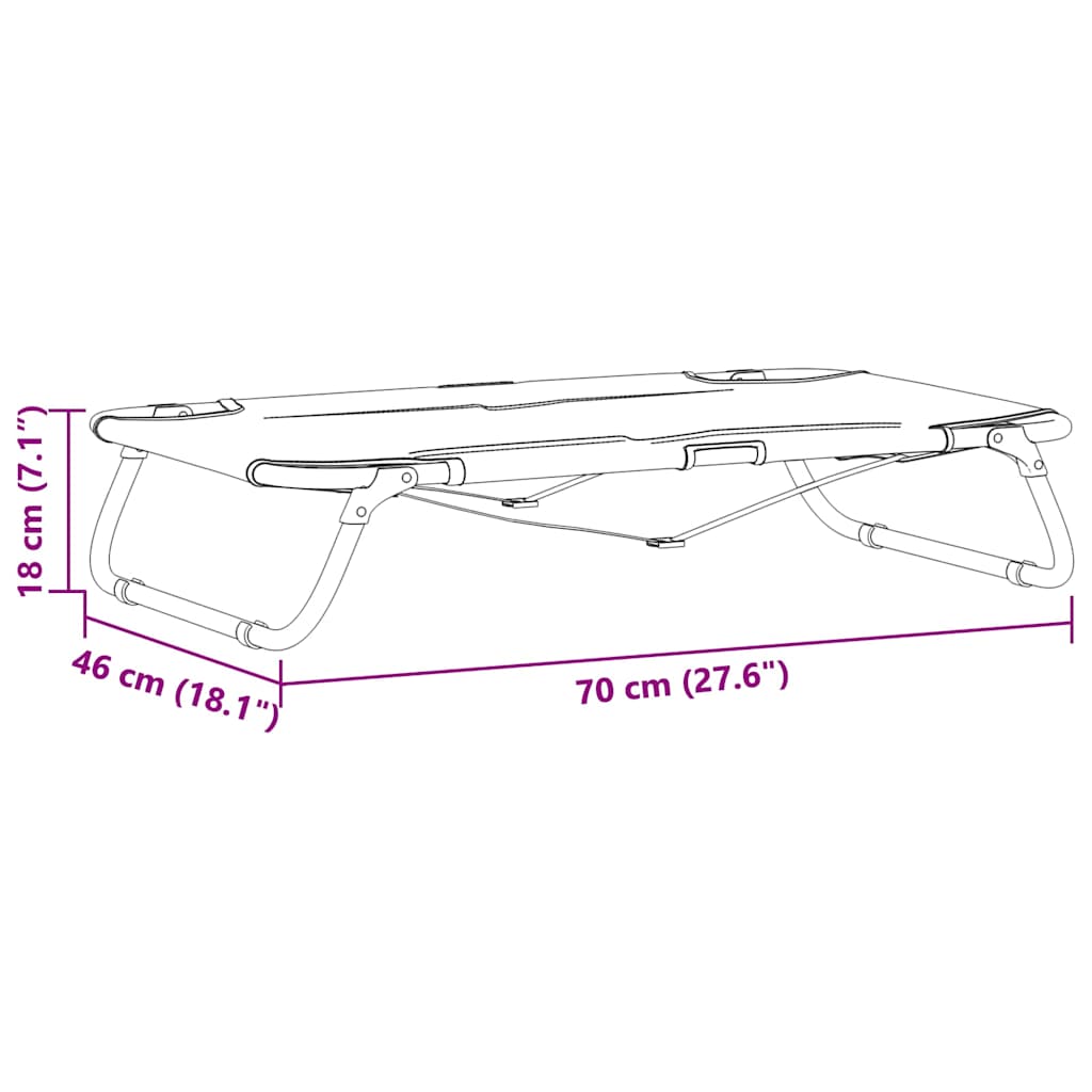  Letto per Cani Grigio chiaro s Tessuto Oxford e Acciaio