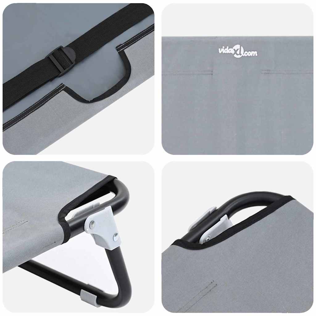  Letto per Cani Grigio chiaro 105 x 65 x 18 cm