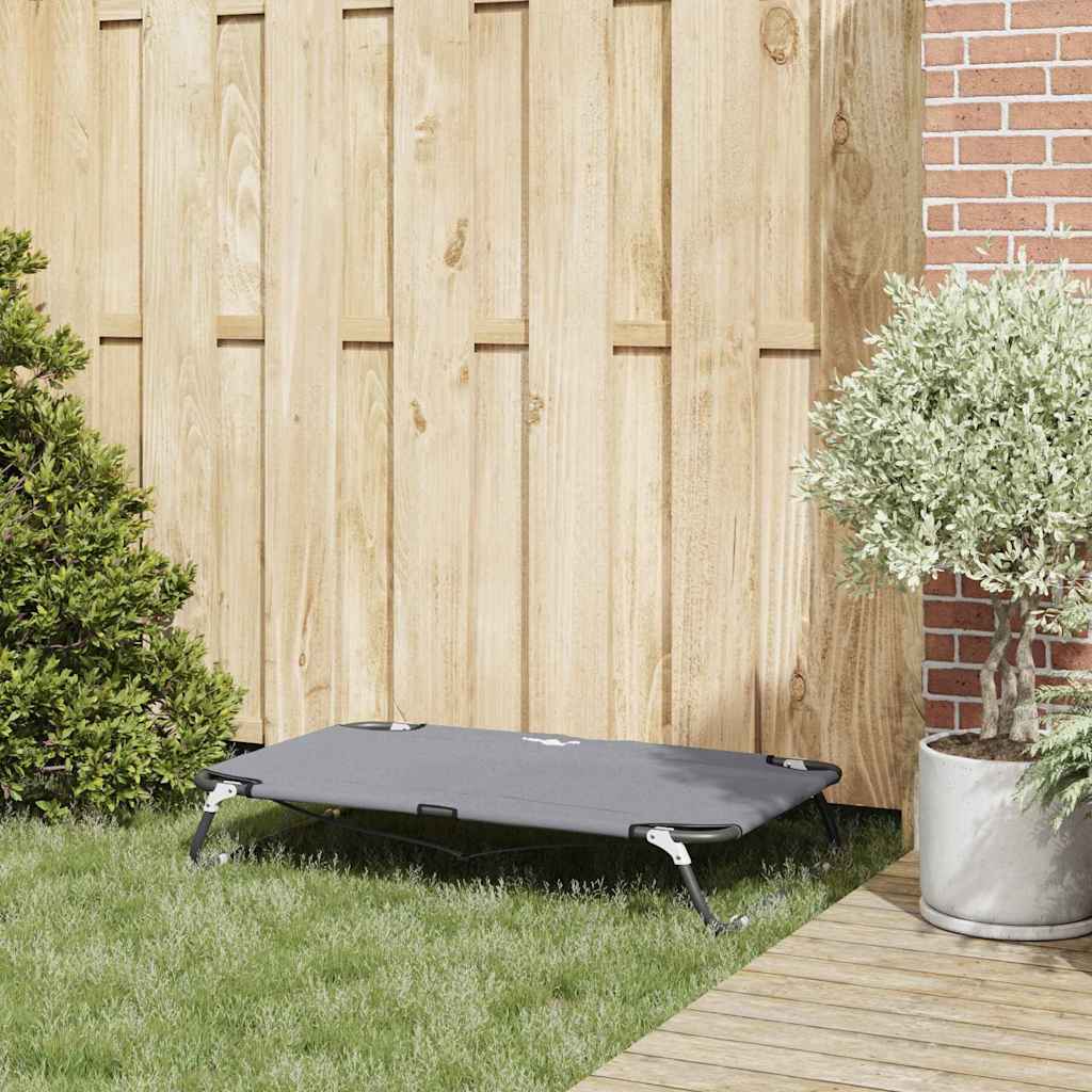  Letto per Cani Grigio chiaro 105 x 65 x 18 cm