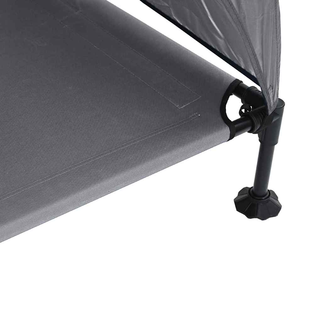  Letto per Cani Elevato Grigio chiaro 127 x 81 x 108 cm