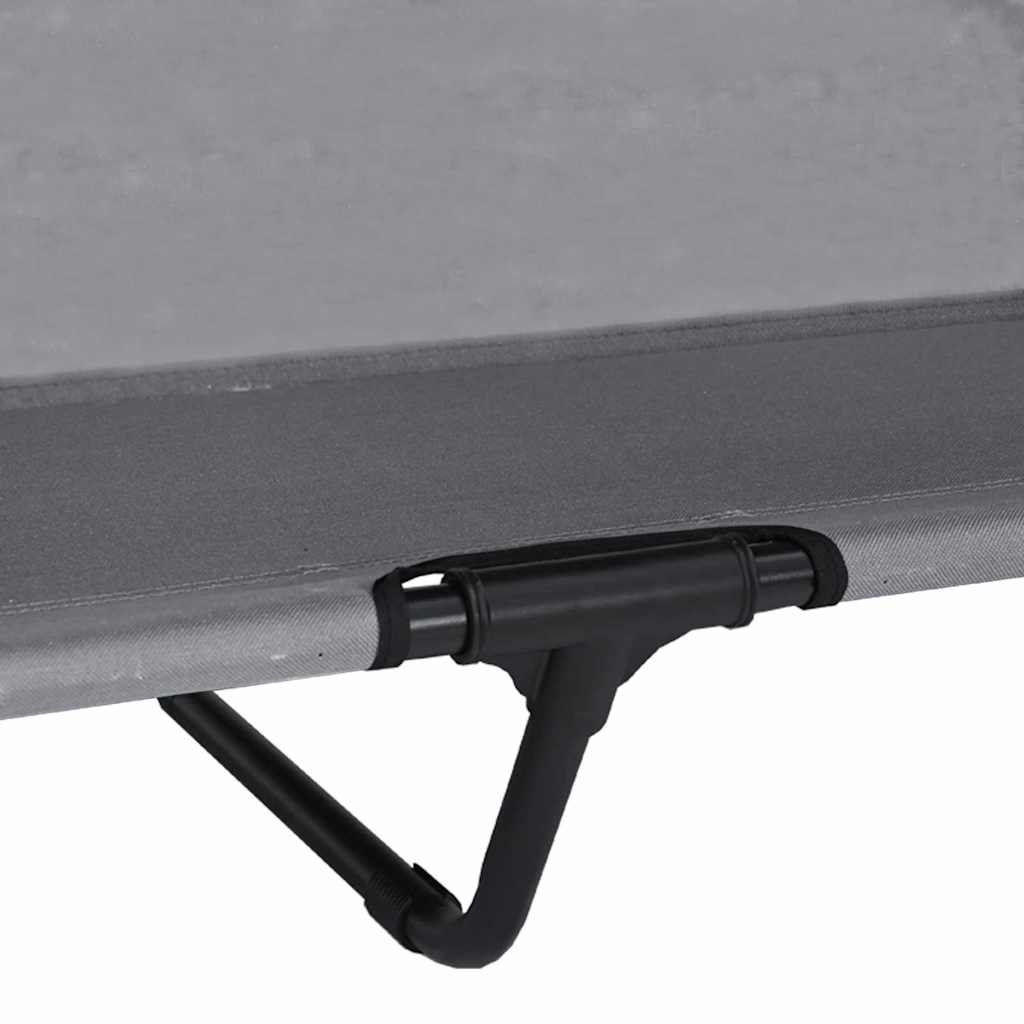  Letto per Cani Elevato Grigio chiaro 127 x 81 x 108 cm