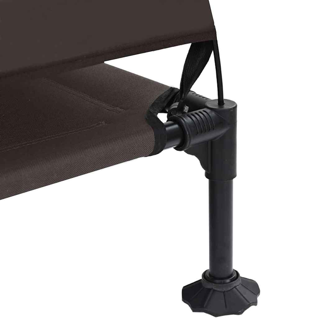  Letto per Cani Elevato Marrone 127 x 81 x 108 cm