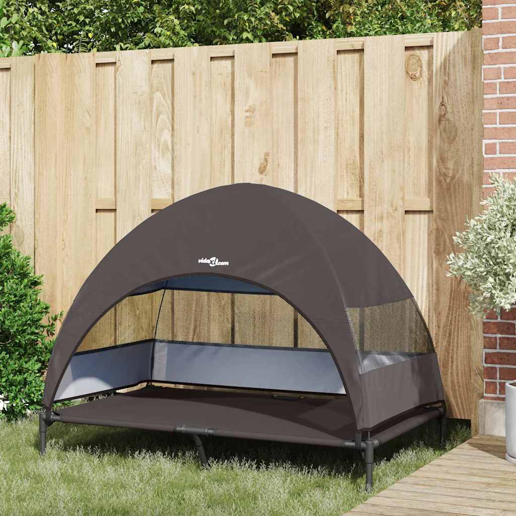  Letto per Cani Elevato Marrone 127 x 81 x 108 cm