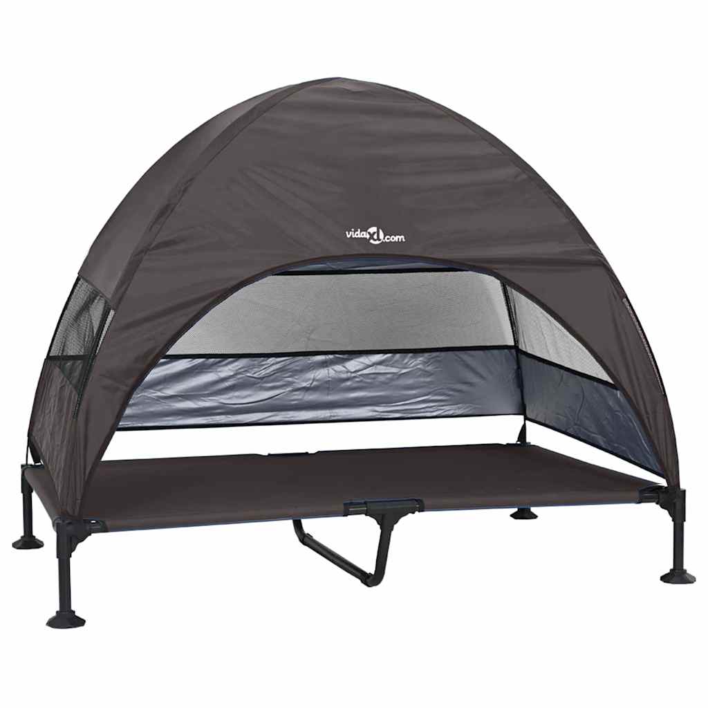  Letto per Cani Elevato Marrone 127 x 81 x 108 cm