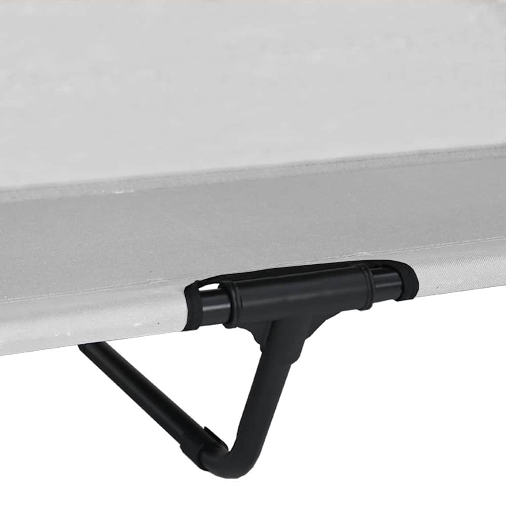  Letto per Cani Elevato Grigio Argento 127 x 81 x 108 cm