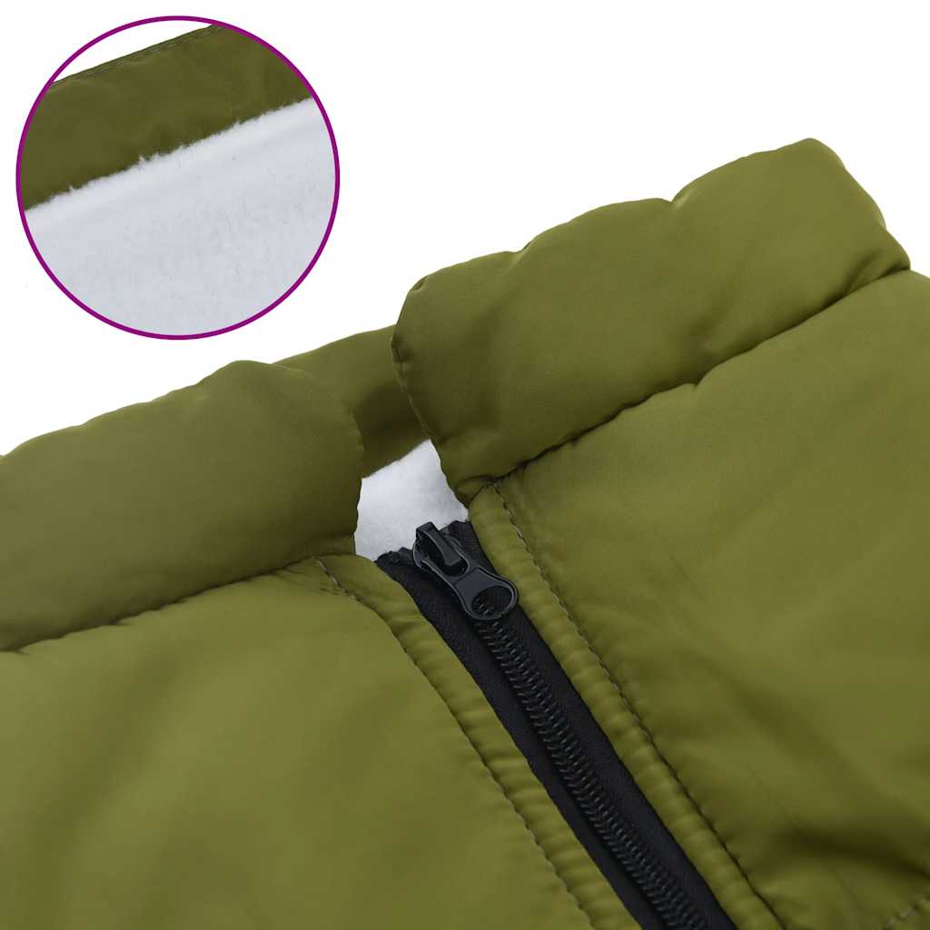 Cappotto Cani Imbracatura Impermeabile Riflettente Verde L48