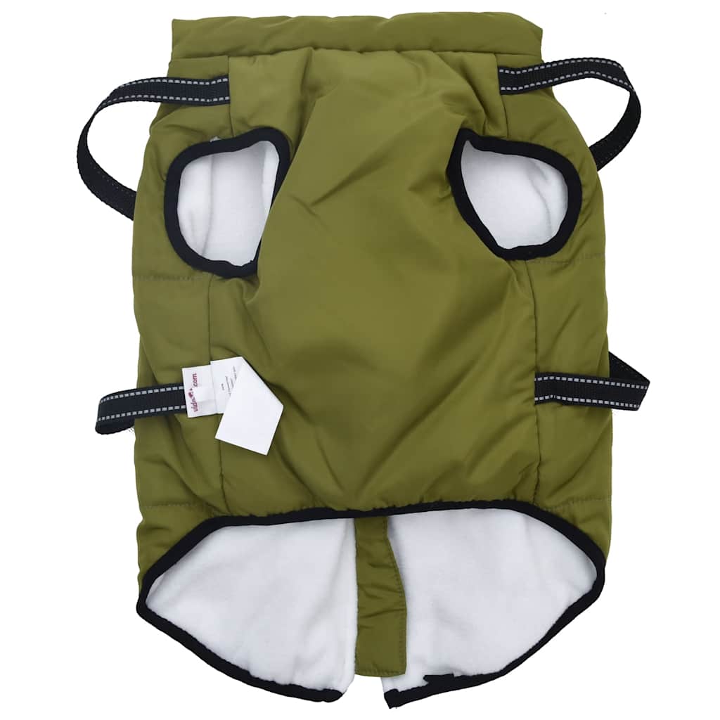 Cappotto Cani Imbracatura Impermeabile Riflettente Verde L52