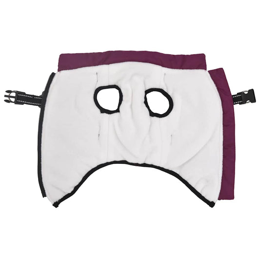 Cappotto Cani Imbracatura Impermeabile Riflettente Viola L32
