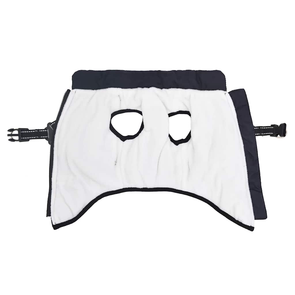 Cappotto Cani Imbracatura Impermeabile Riflettente Blu Navy L24