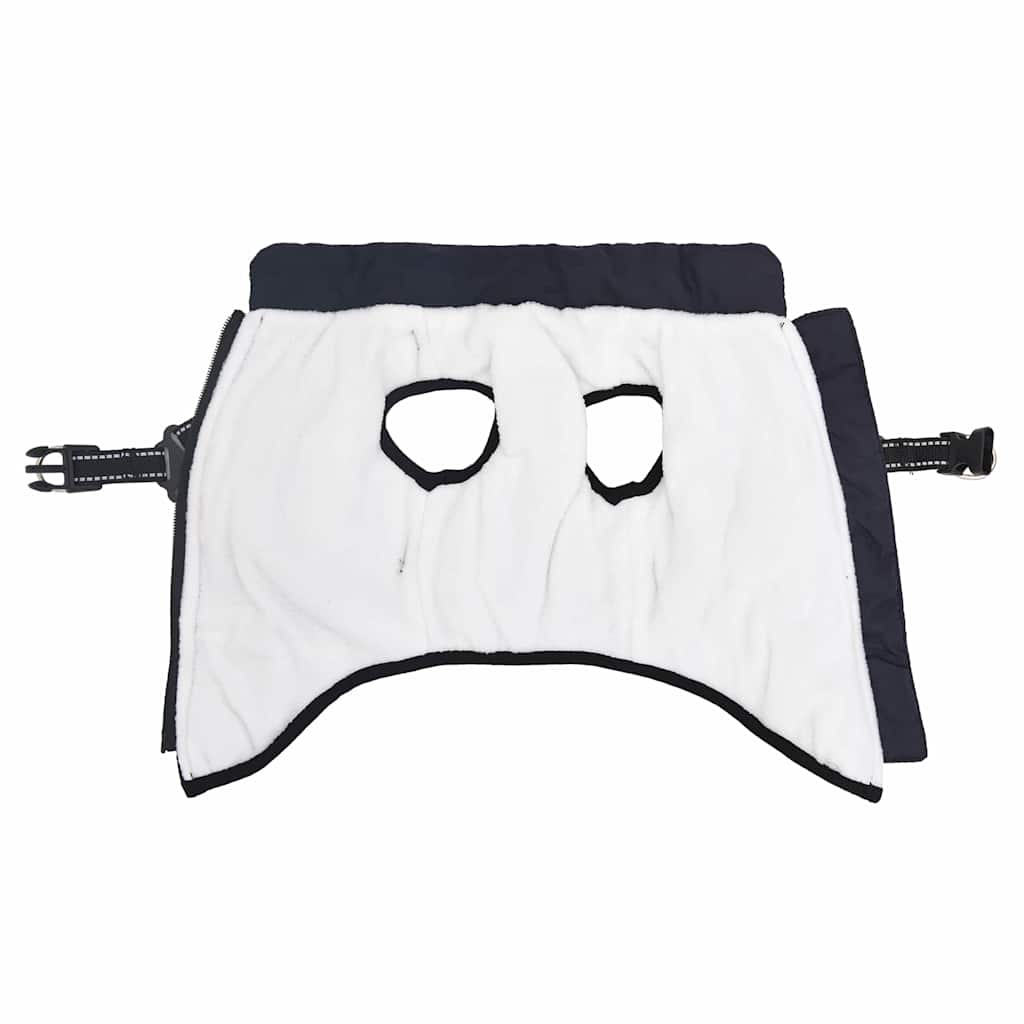 Cappotto Cani Imbracatura Impermeabile Riflettente Blu Navy L40