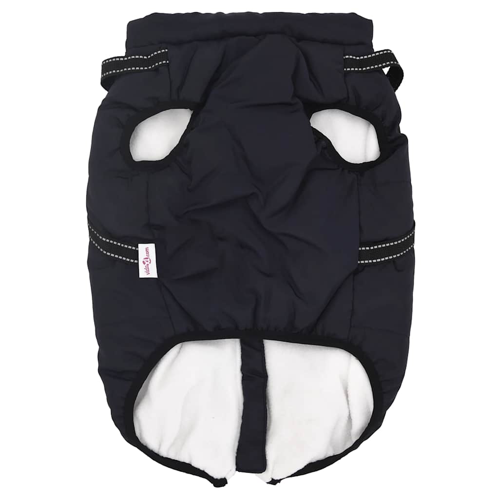 Cappotto Cani Imbracatura Impermeabile Riflettente Blu Navy L68