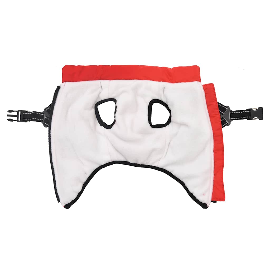 Cappotto Cani Imbracatura Impermeabile Riflettente Rosso L40