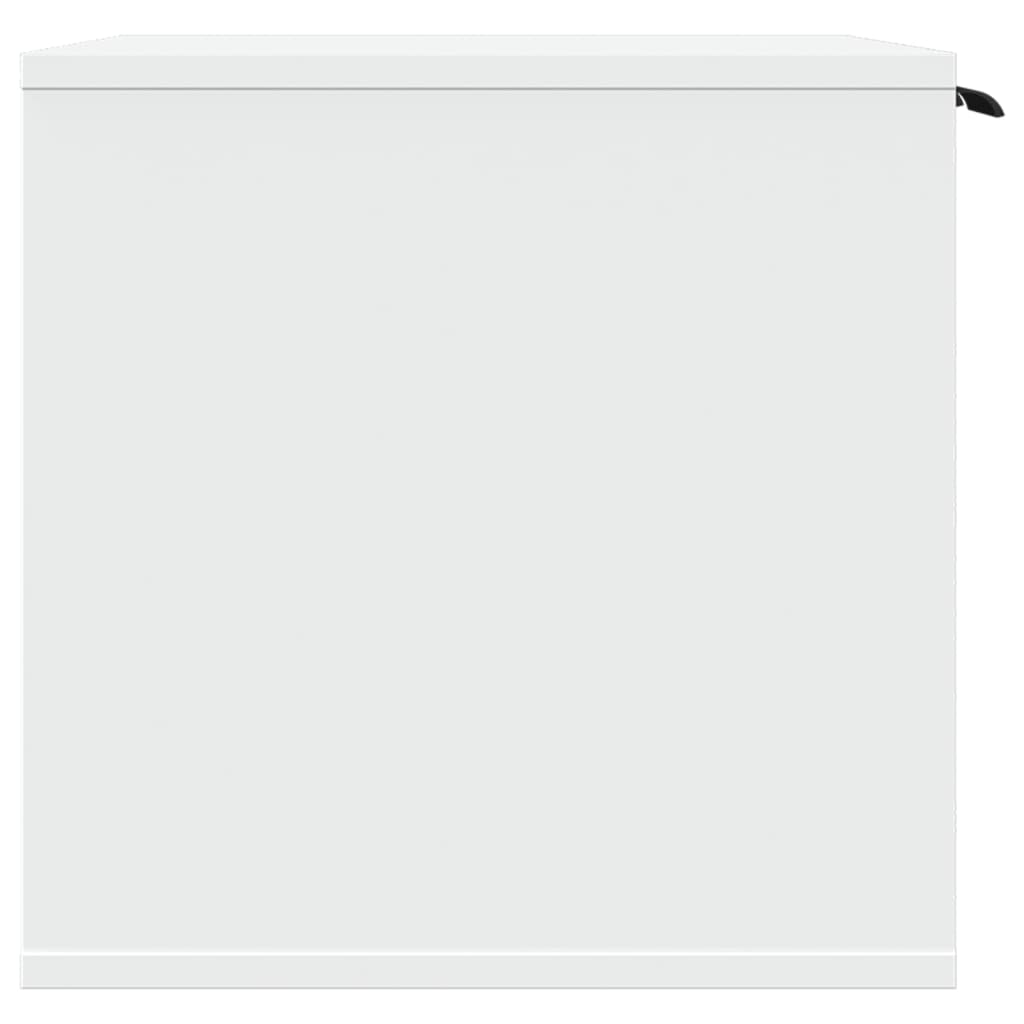 Recinto Lettiera Gatti Bianco 60x40x40 cm in Truciolato