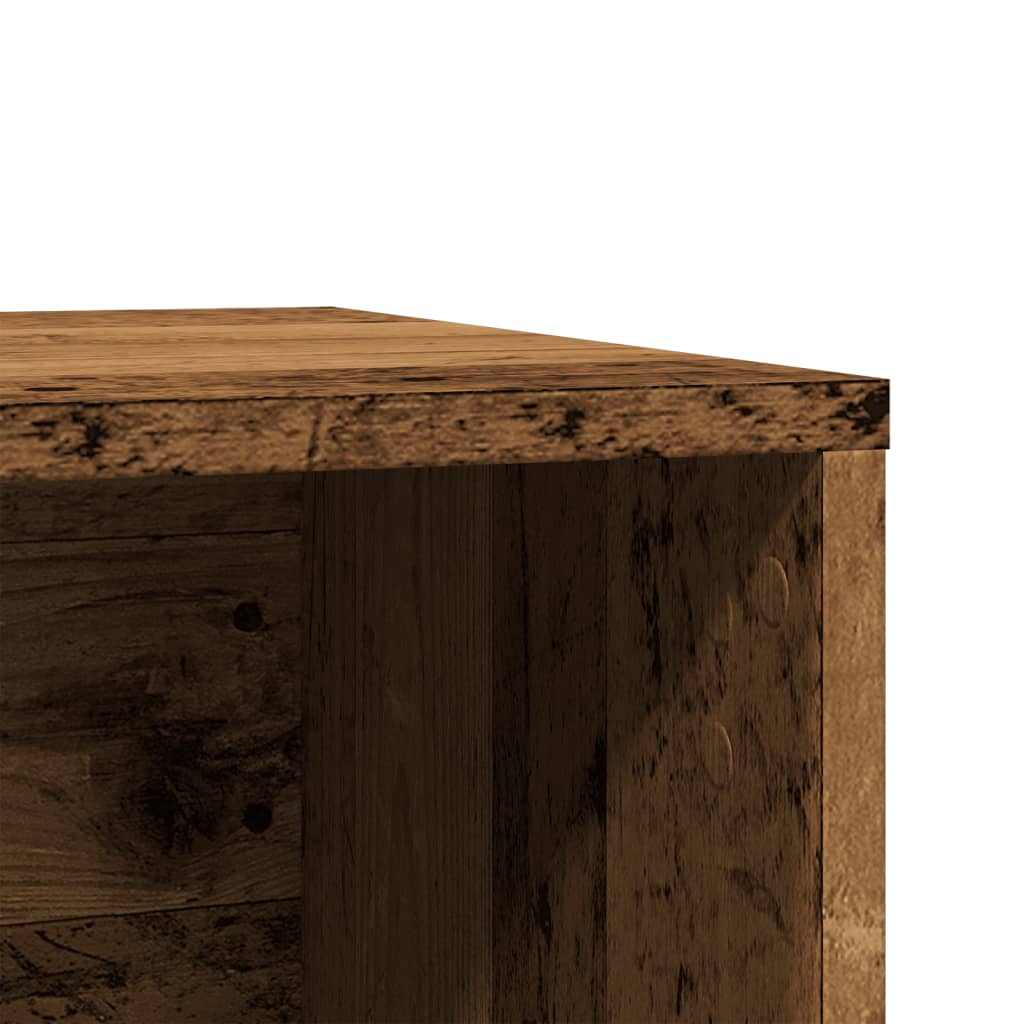 Recinto Lettiera Gatti Legno Vecchio 60x40x40 cm in Truciolato