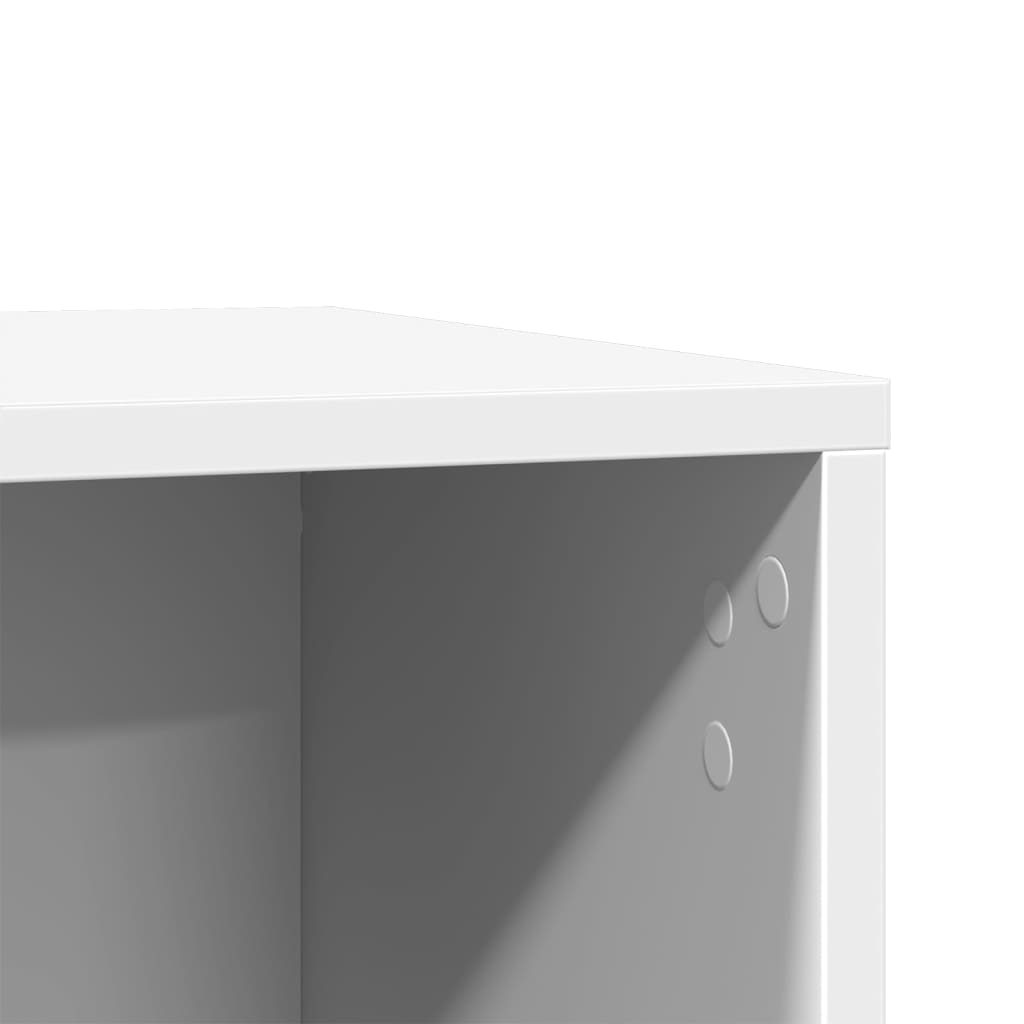 Recinto per Lettiera per Gatti Bianco 80x50x45 cm in Truciolato