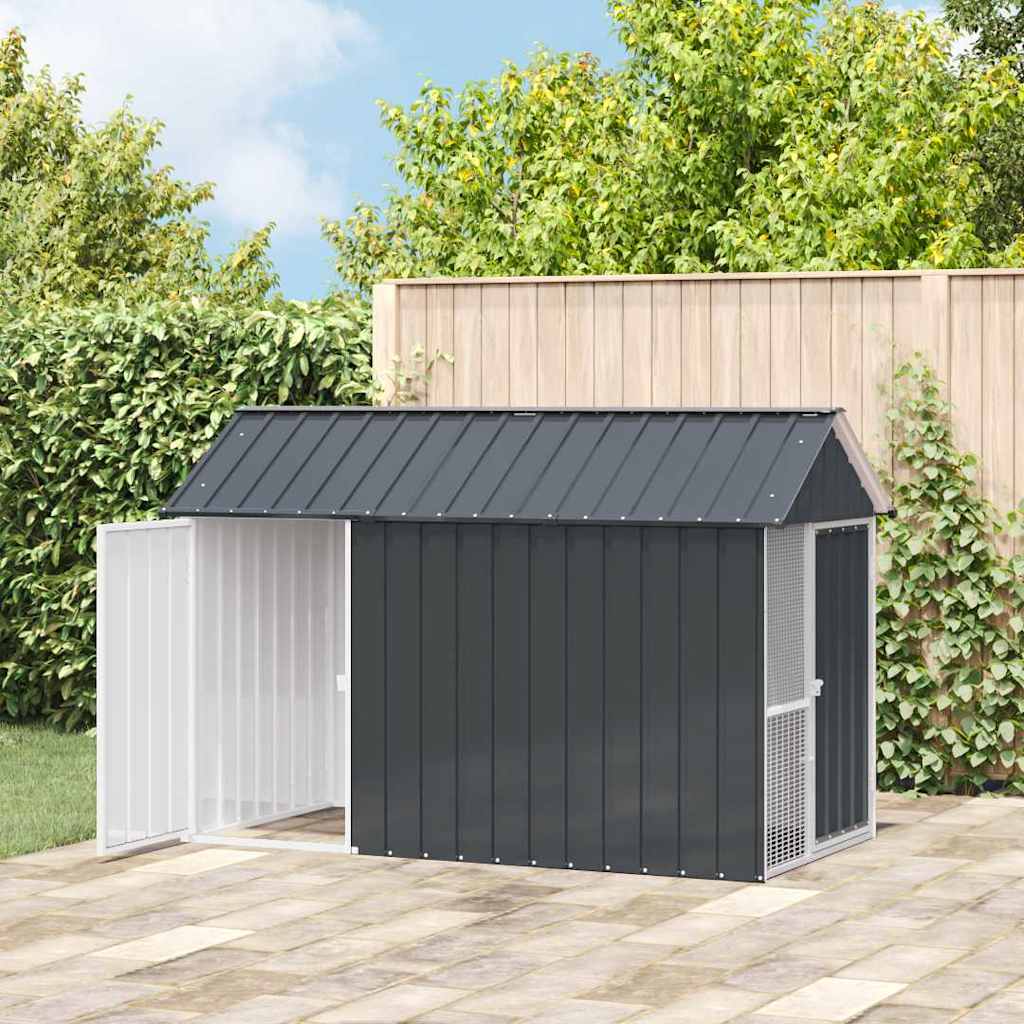 Gabbia per uccelli Antracite 215 x 112 x 141 cm Acciaio zincato