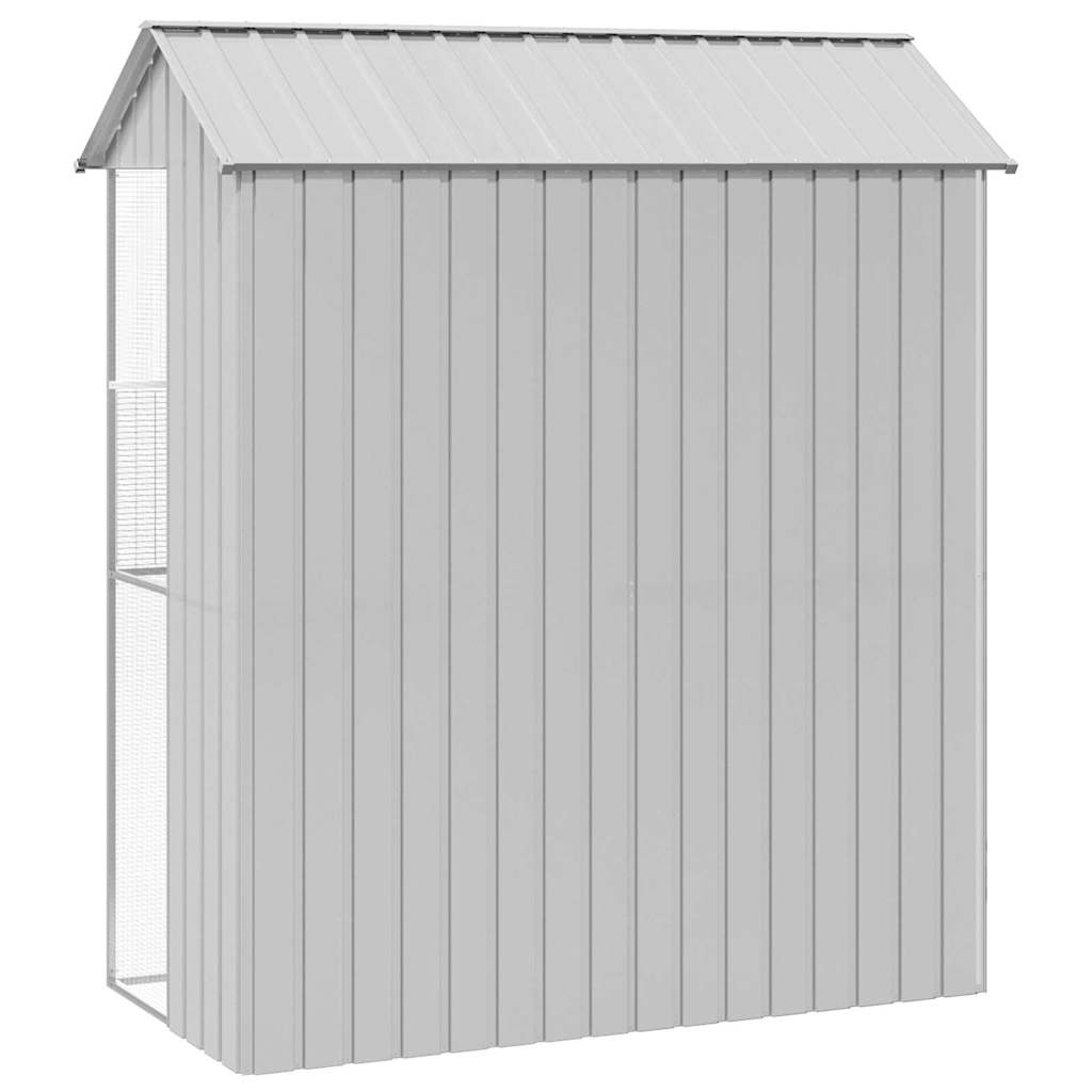 Gabbia per uccelli Grigio 215 x 110 x 247 cm Acciaio zincato