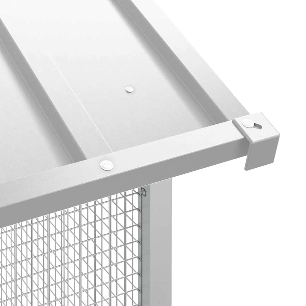 Gabbia per uccelli Grigio 215 x 310 x 247 cm Acciaio zincato