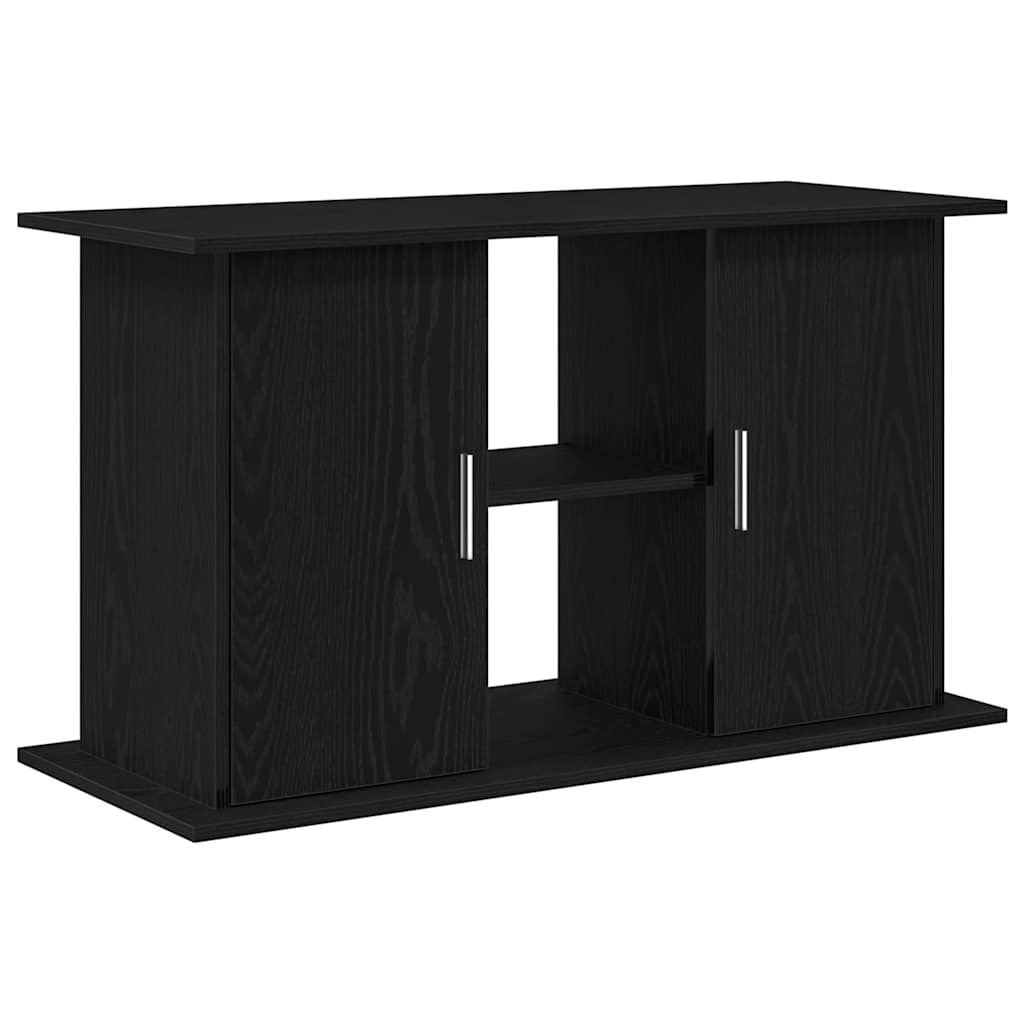 Supporto per acquario in rovere nero 101x41x58 cm in legno ingegnerizzato
