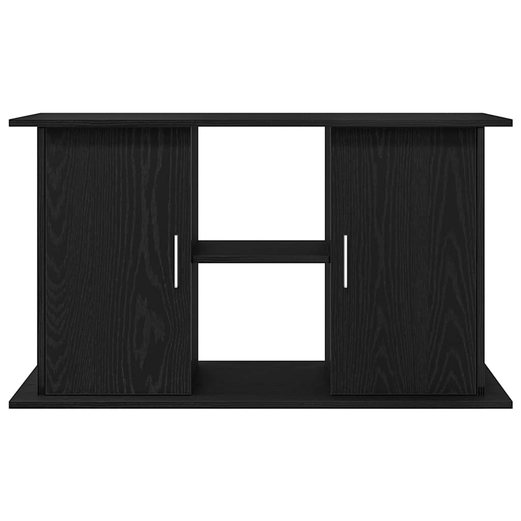 Supporto per acquario in rovere nero 101x41x58 cm in legno ingegnerizzato