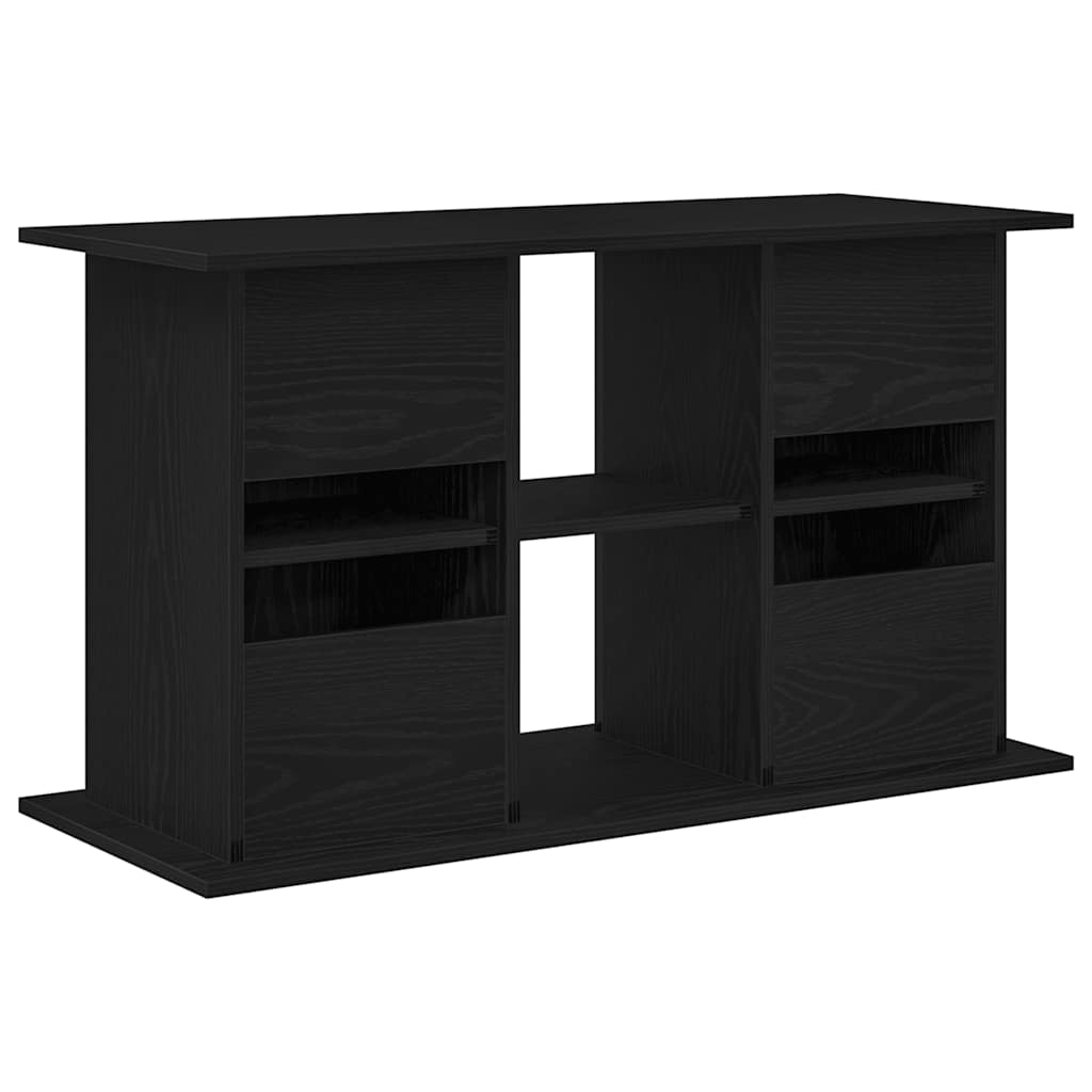 Supporto per acquario in rovere nero 101x41x58 cm in legno ingegnerizzato