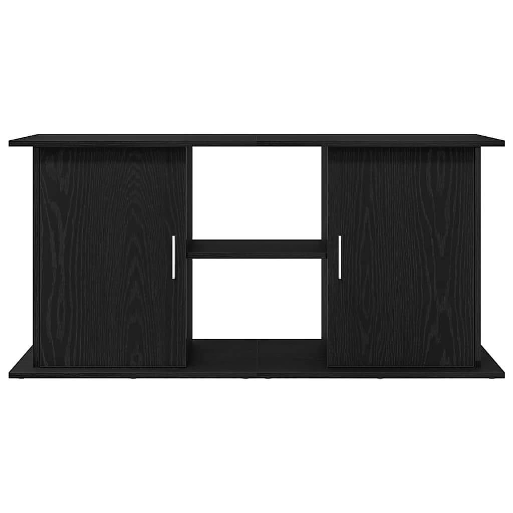 Supporto Acquario 121x41x58 cm Legno Multistrato Rovere Nero
