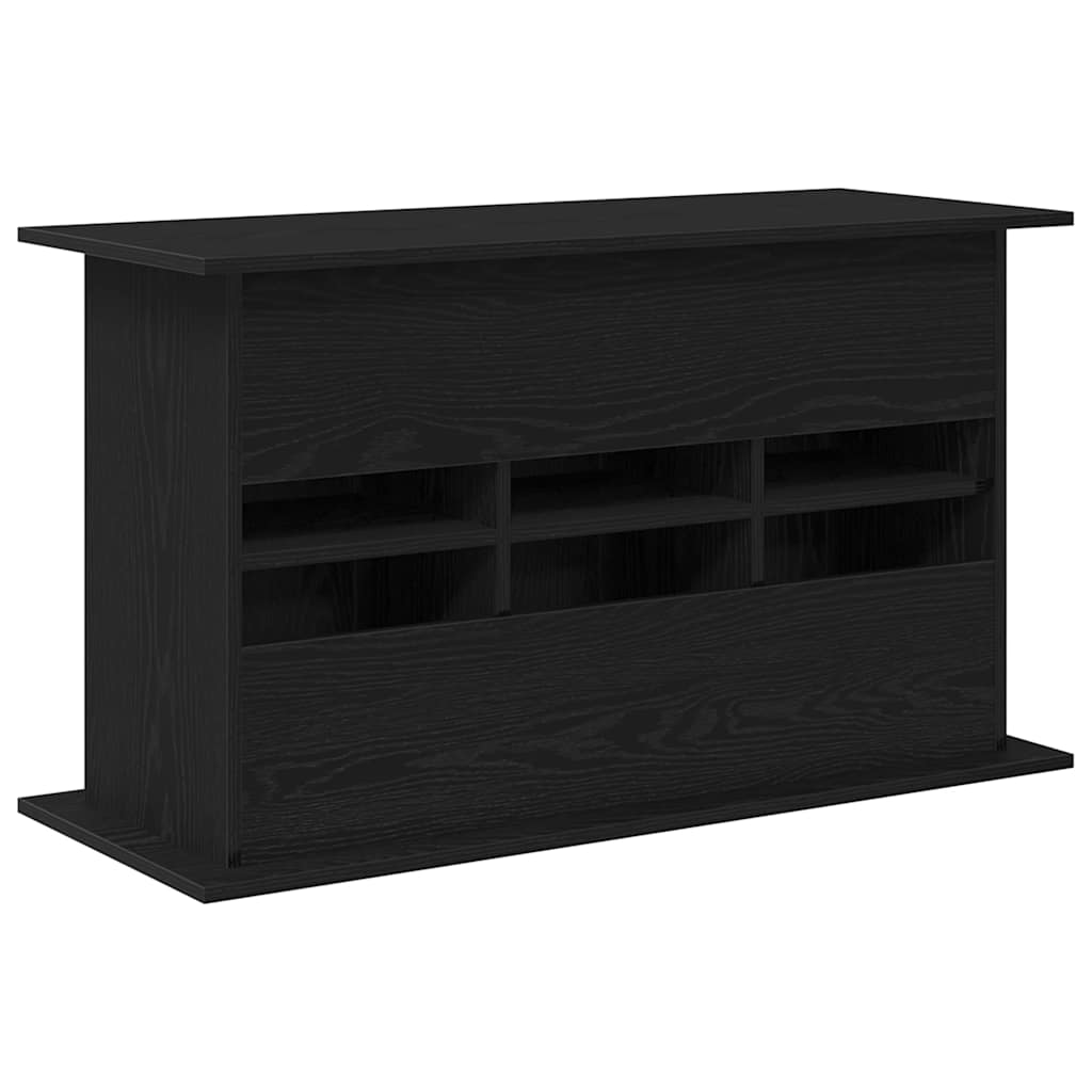 Supporto per acquario in rovere nero 101x41x58 cm in legno ingegnerizzato