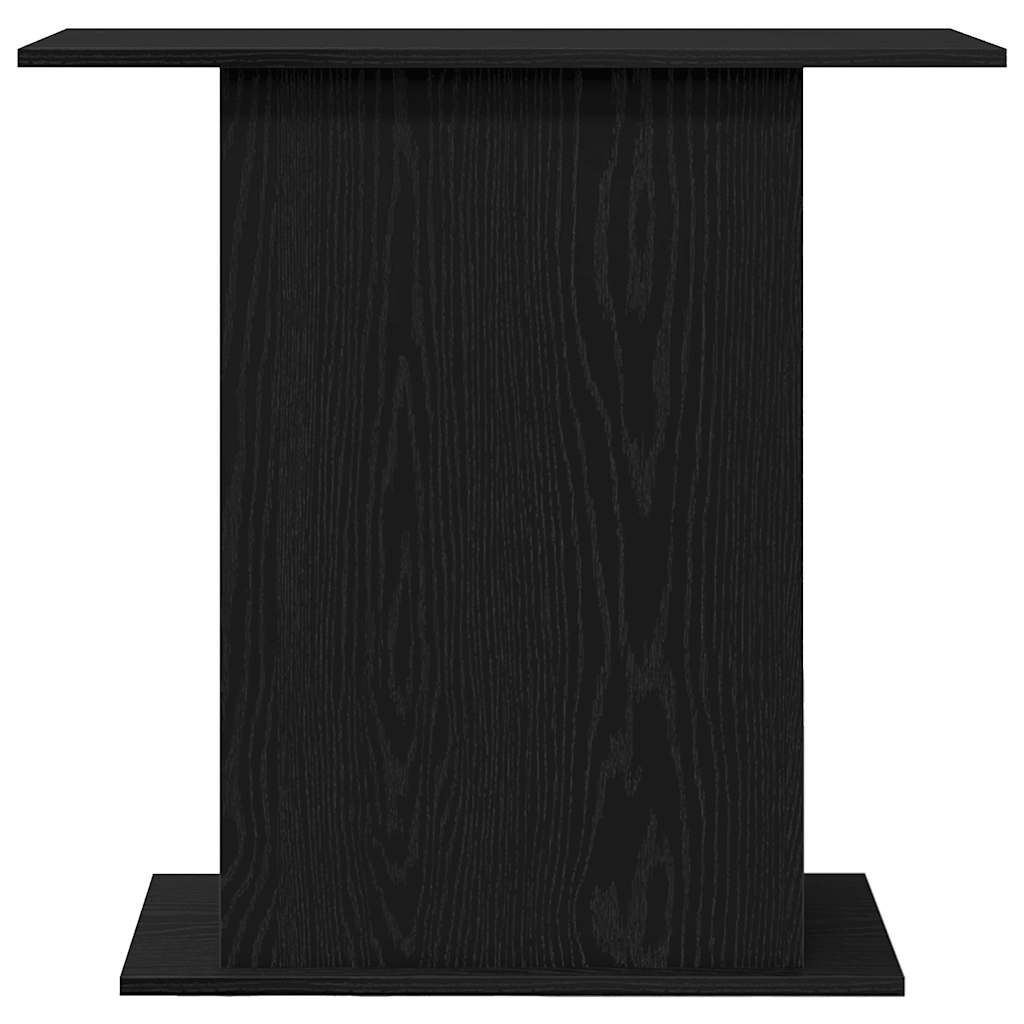 Supporto per acquario in rovere nero 75x36x72,5 cm in legno ingegnerizzato