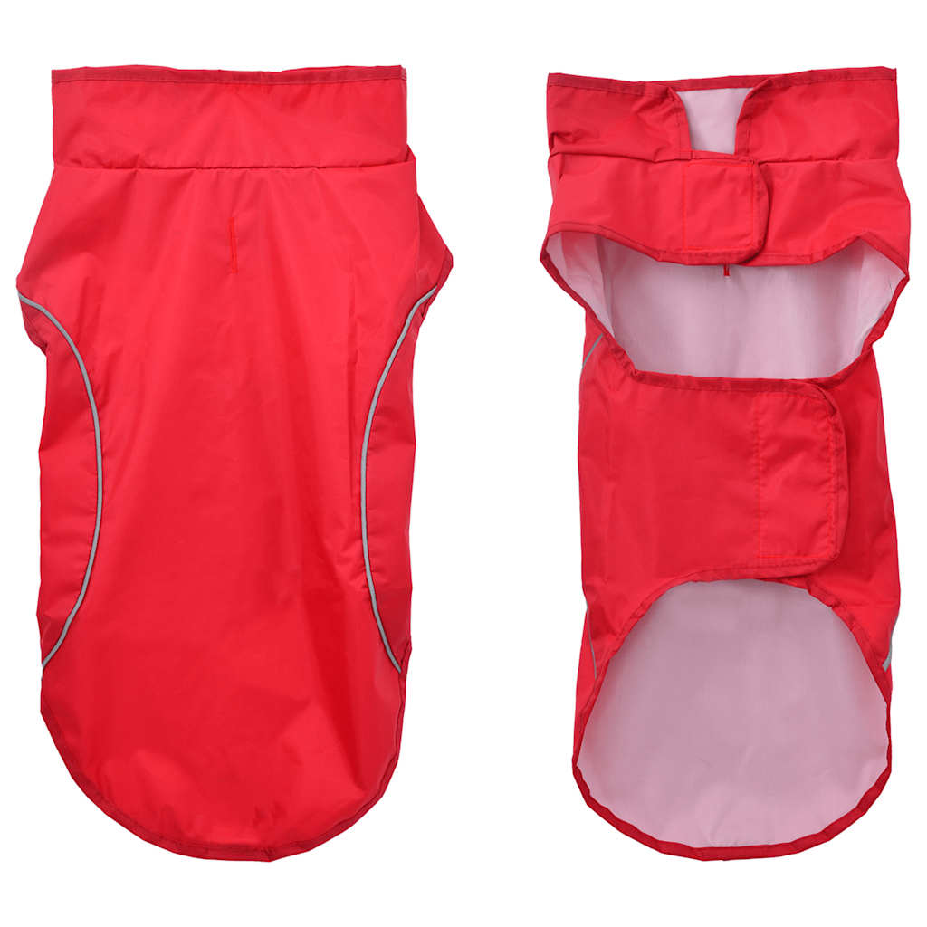 Impermeabile per Cani con Strisce Riflettenti Poliestere XXS