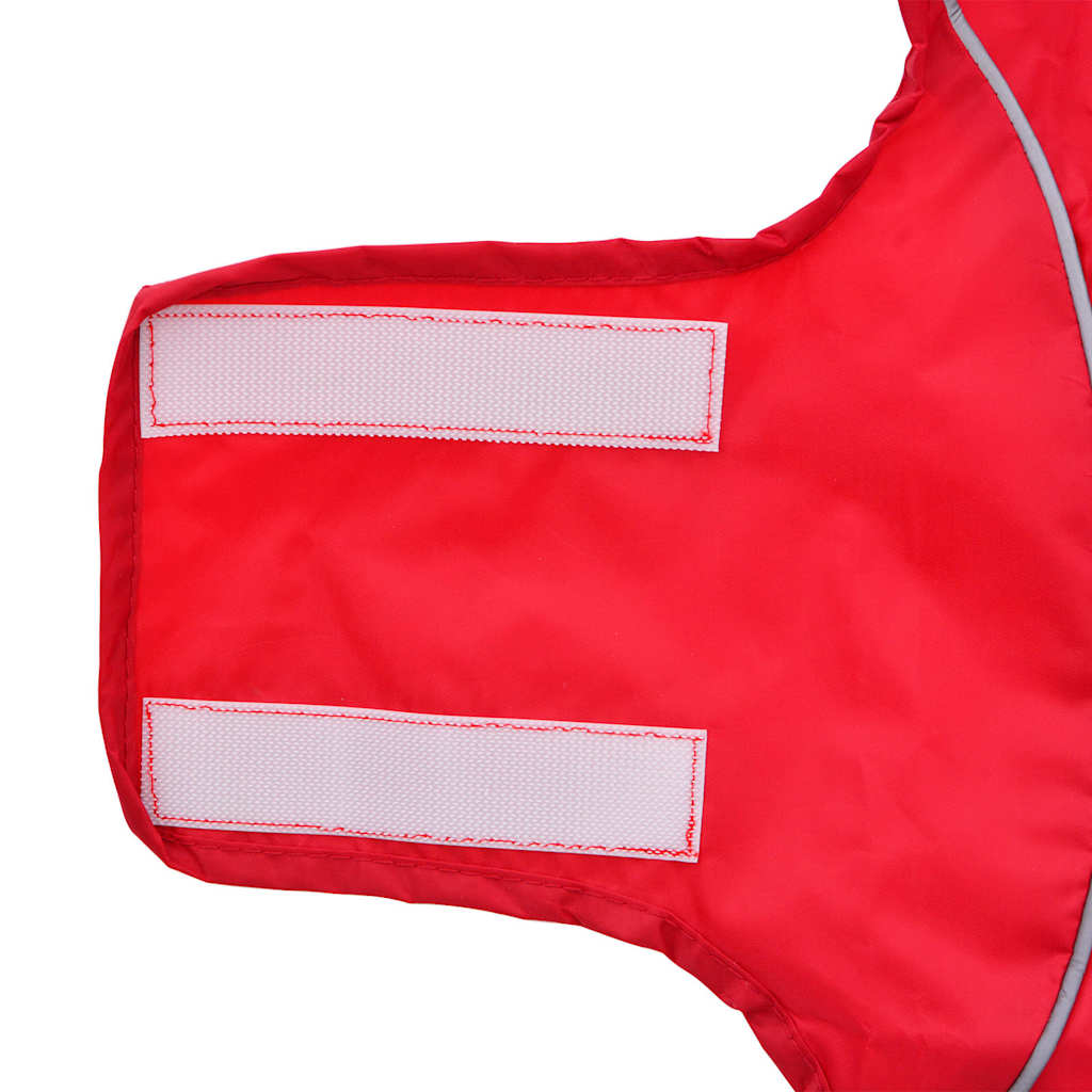 Impermeabile per Cani con Strisce Riflettenti Poliestere XS