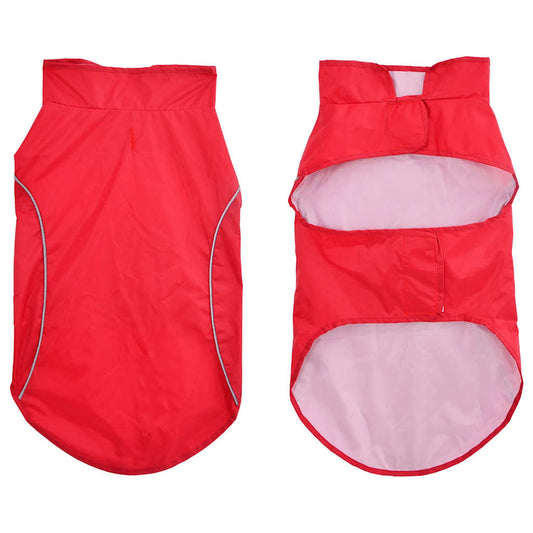 Impermeabile per Cani con Strisce Riflettenti Poliestere 2XL