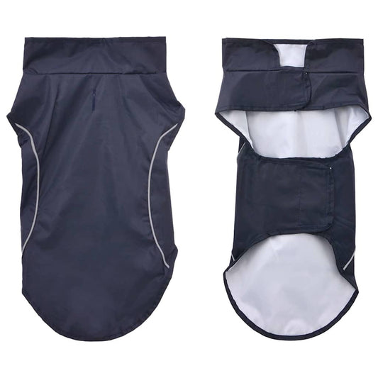 Impermeabile per Cani con Strisce Riflettenti Poliestere XXS