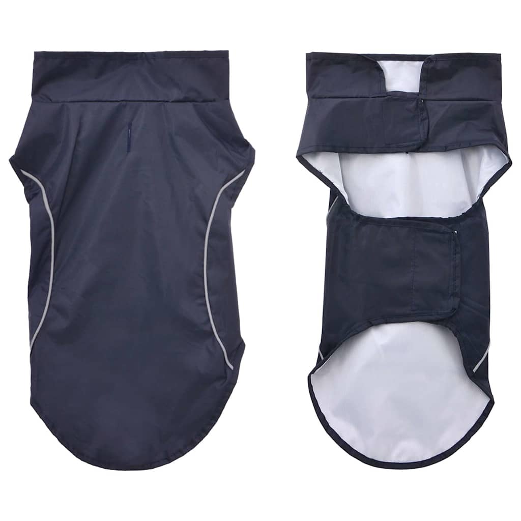 Impermeabile per Cani con Strisce Riflettenti Poliestere M