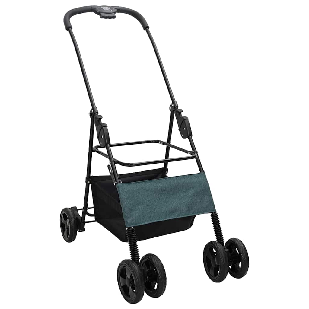 Passeggino pieghevole per animali Verde 81 x 47 x 99 cm