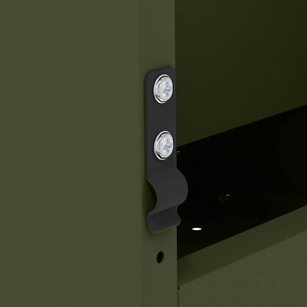 Mangiatore per conigli Verde oliva 64.5 x 25.5 x 45.5 cm