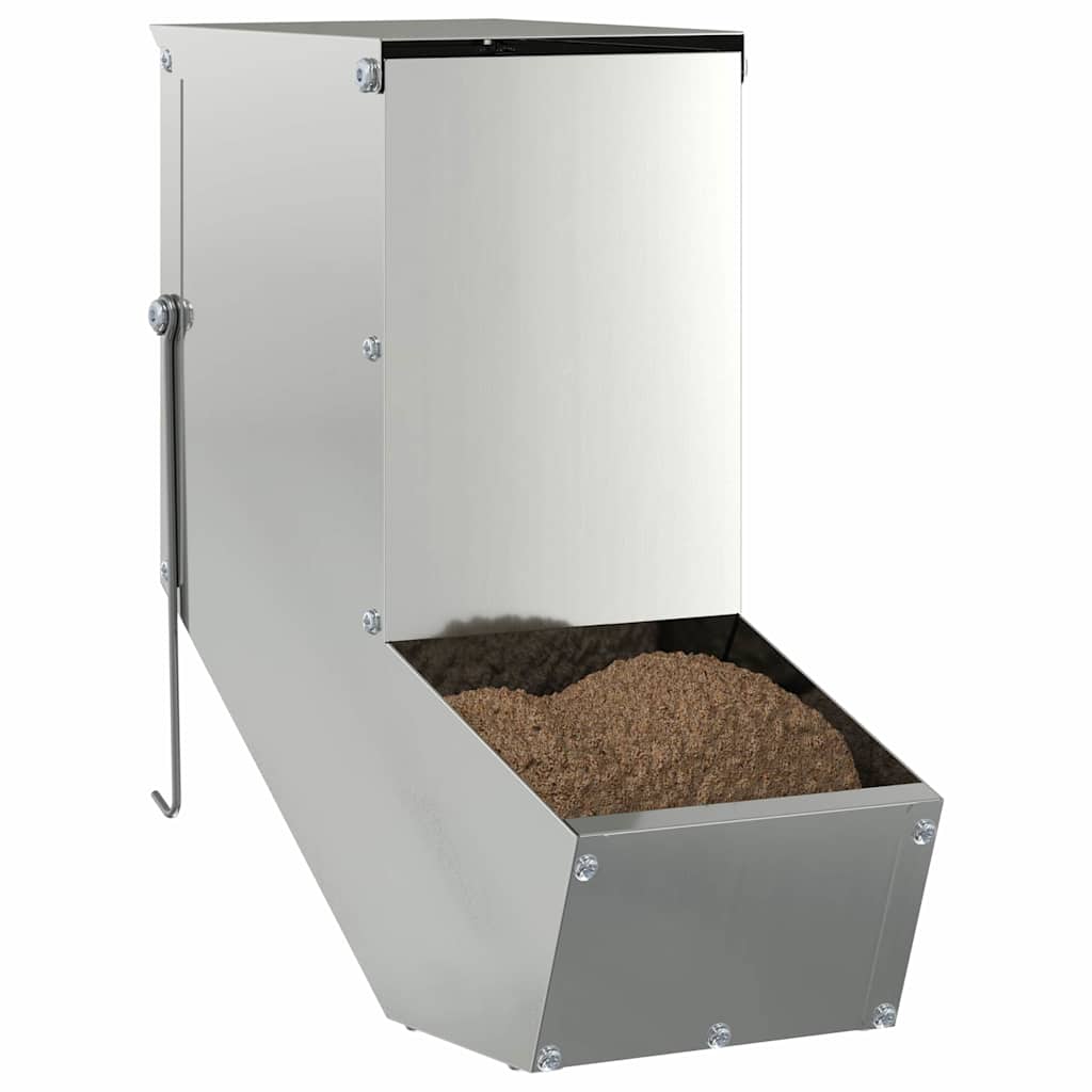 Mangiatore per conigli Argento 17.5 x 26 x 28.5 cm