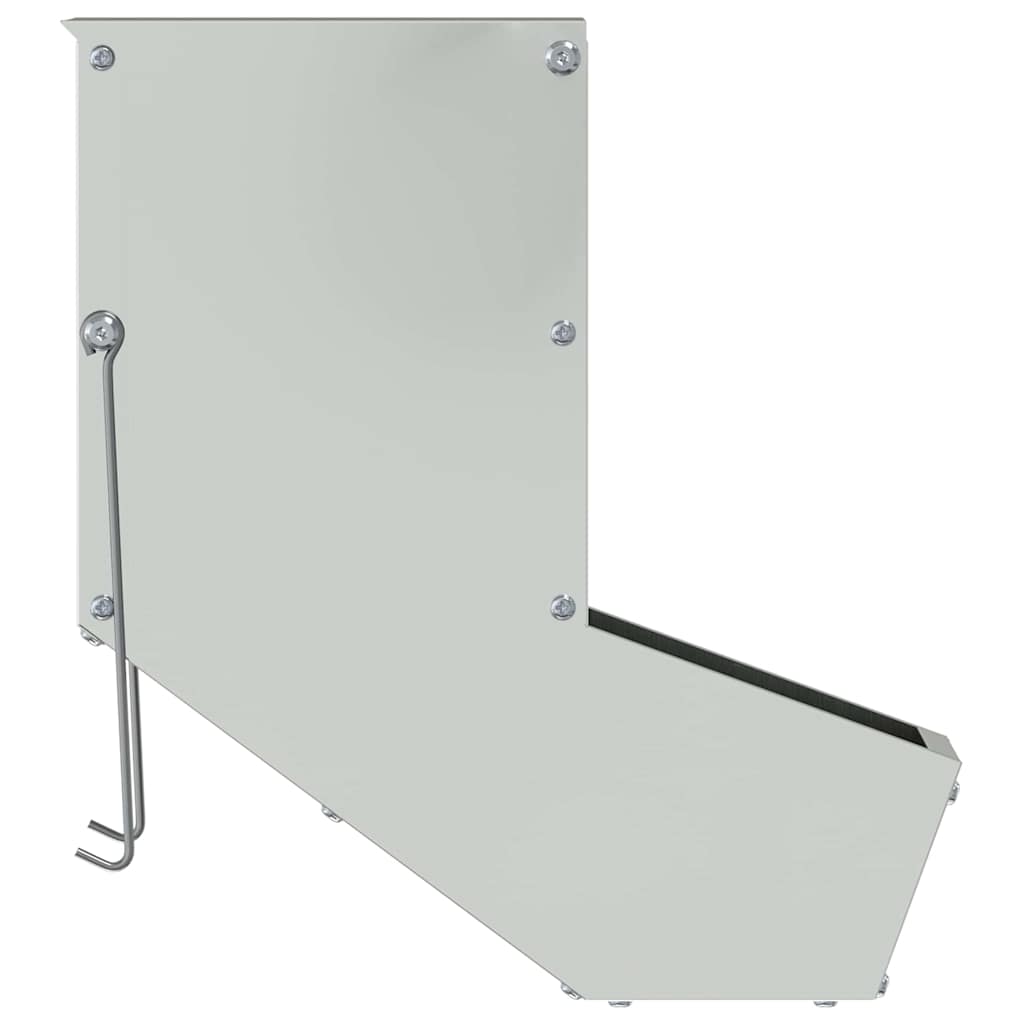 Mangiatore per conigli Argento 17.5 x 26 x 28.5 cm