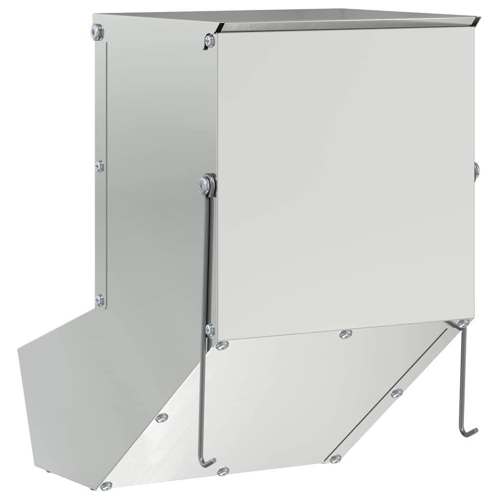 Mangiatore per conigli Argento 17.5 x 26 x 28.5 cm