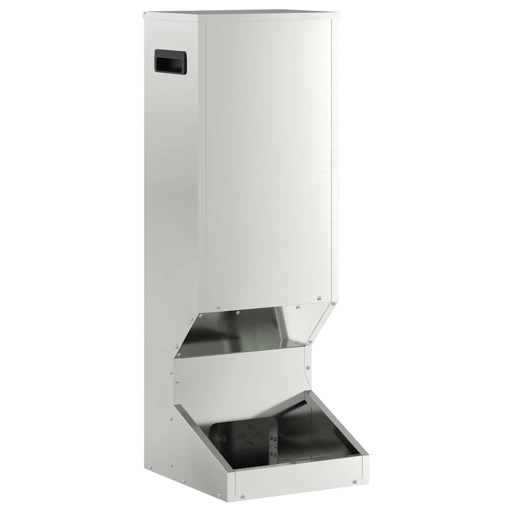 Mangiatore per cervi Argento 28 x 30 x 80 cm Acciaio zincato