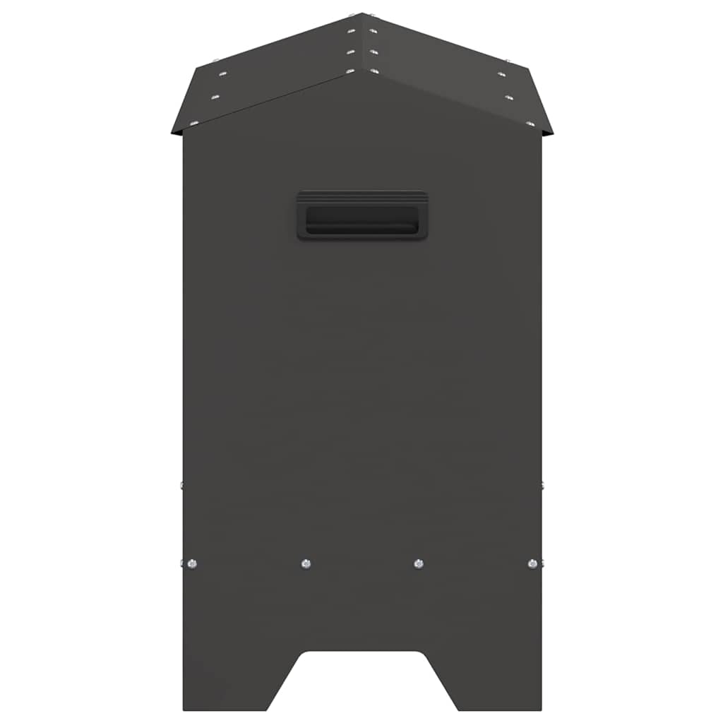 Mangiatoia per polli Nero 81 x 32 x 53,5 cm