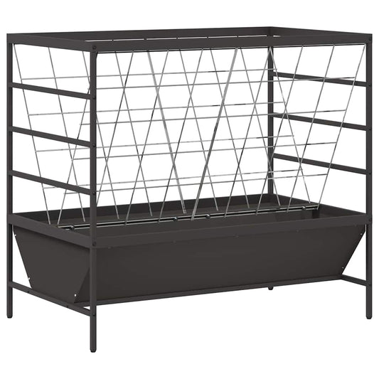 Mangiatore per Bestiame Nero 100 x 60 x 90 cm