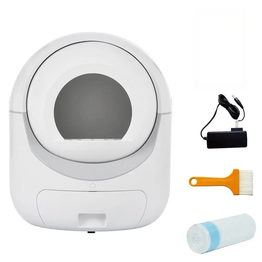 Smart Self-Cleaning Cat Litter Box – Automatic, Odor-Free, Quiet, App-Controlled, Ideal for Multi-Cat Homes