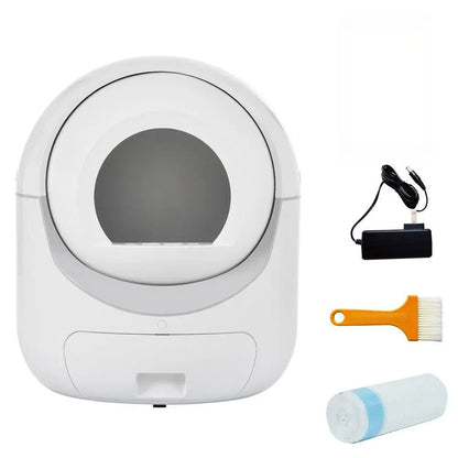 Smart Self-Cleaning Cat Litter Box – Automatic, Odor-Free, Quiet, App-Controlled, Ideal for Multi-Cat Homes