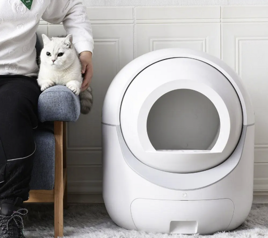 Smart Self-Cleaning Cat Litter Box – Automatic, Odor-Free, Quiet, App-Controlled, Ideal for Multi-Cat Homes