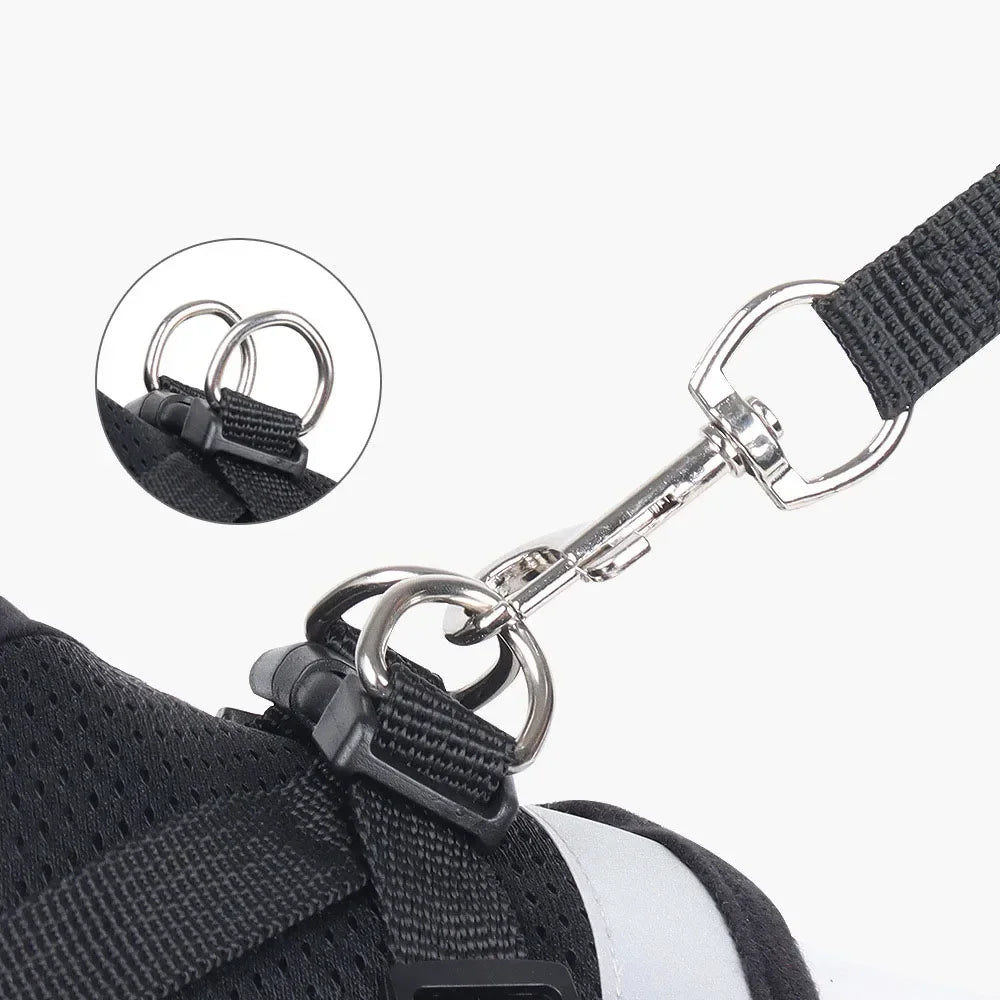 Reflective Escape-Proof Cat & Small Dog Harness Set – Breathable Mesh with Leash (Copy)