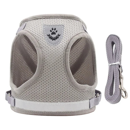 Reflective Escape-Proof Cat & Small Dog Harness Set – Breathable Mesh with Leash (Copy)