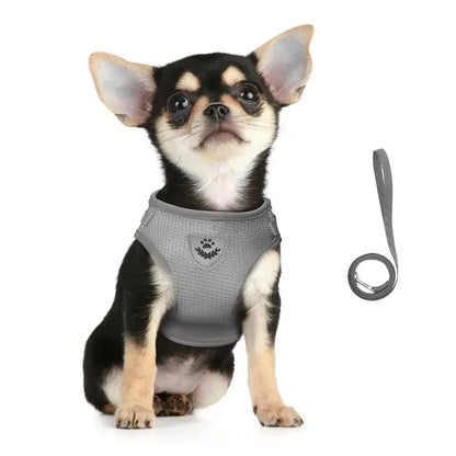 Reflective Escape-Proof Cat & Small Dog Harness Set – Breathable Mesh with Leash (Copy)