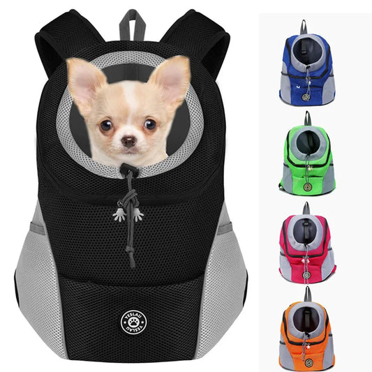 Dog Carrier Backpack – Breathable Travel Bag for Small Dogs & Puppies
