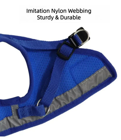 Reflective Escape-Proof Cat & Small Dog Harness Set – Breathable Mesh with Leash (Copy)